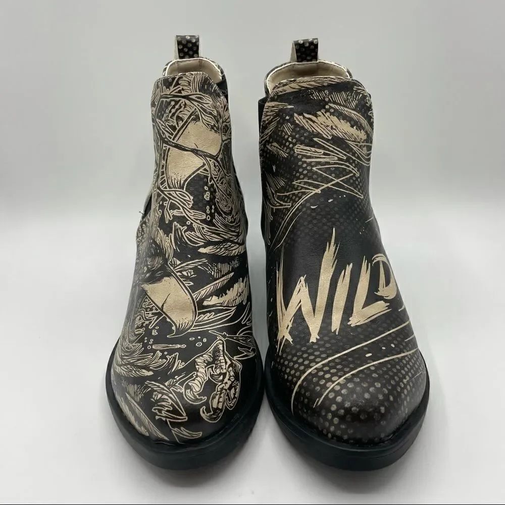 DOGO Wild Eve Printed Waterproof Chelsea Boots